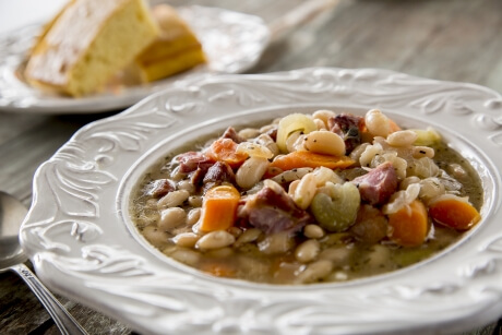 White Beans and Ham (Slow Cooker Recipe) - Little Spoon Farm