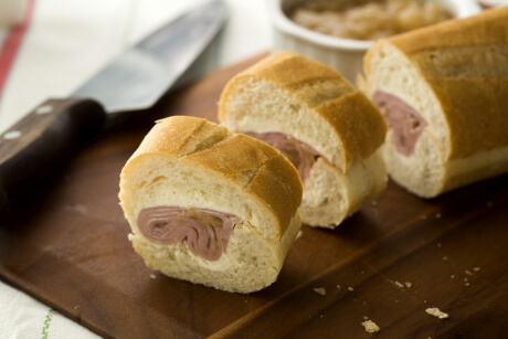 La Baguette Ham and Cheese Roulade