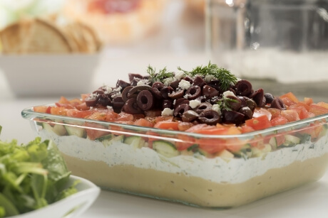 Layered Greek Salad Dip