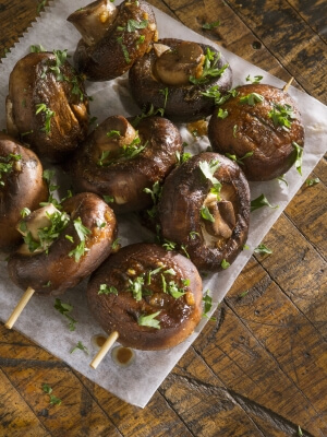 Meaty Grilled Mushrooms