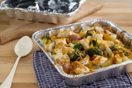 Chicken, Broccoli, & Potato Bake