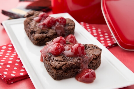 Double Chocolate Cherry Brownies