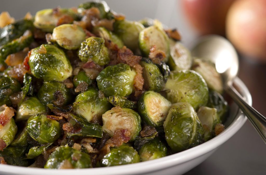 Apple Roasted Brussels Sprouts