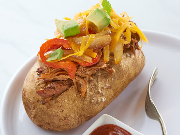 Loaded BBQ Baked Potatoes