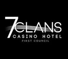 Made in Oklahoma 7 clans casino logo.