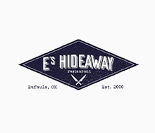 Made in Oklahoma Es Hideaway logo.