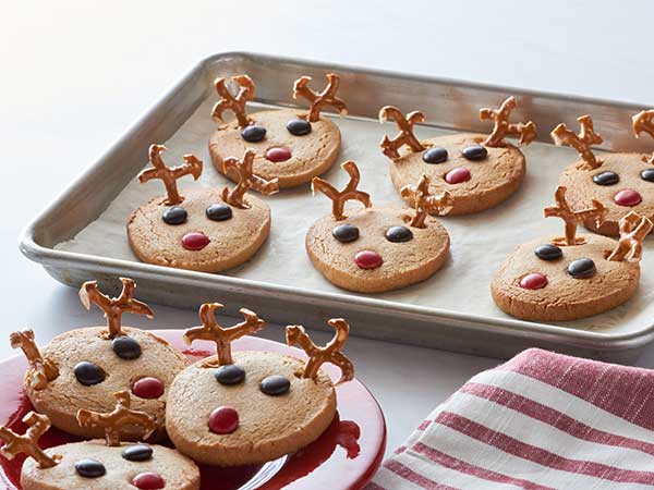 Rudolph Peanut Butter Cookies