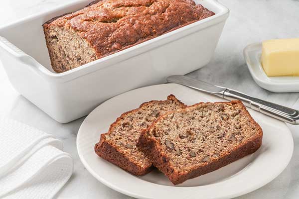 Banana Bread with Toasted Pecans