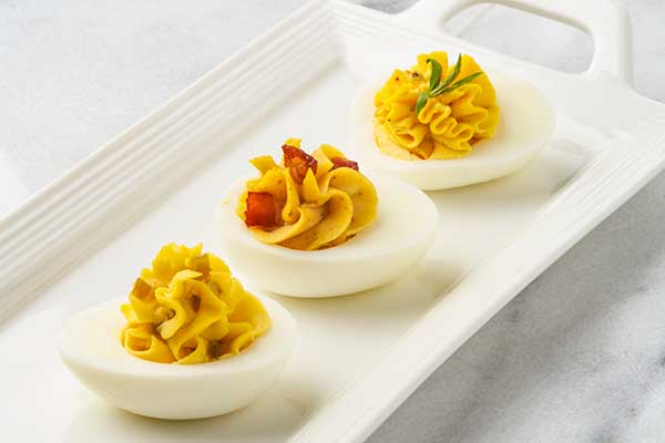 Made In Oklahoma Classic Herbed Deviled Eggs Recipe.