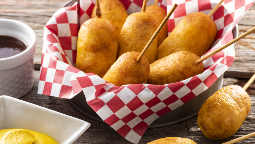 Hand-Dipped Mini Corn Dogs