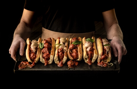 Meatball Subs with 5-Minute Marinara