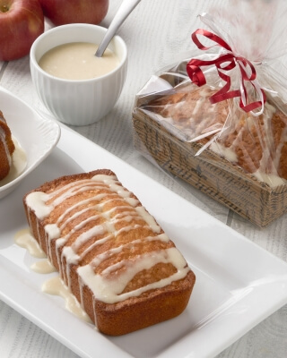Mini Apple Cider Bundt Cakes with Buttermilk Glaze