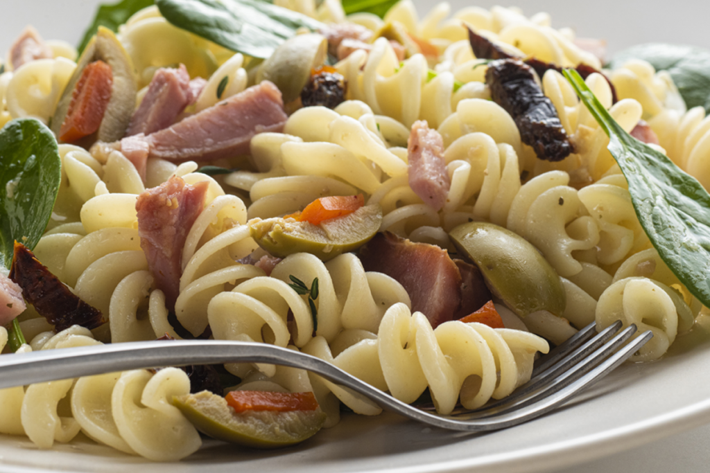 Italian Pasta Salad with Ham