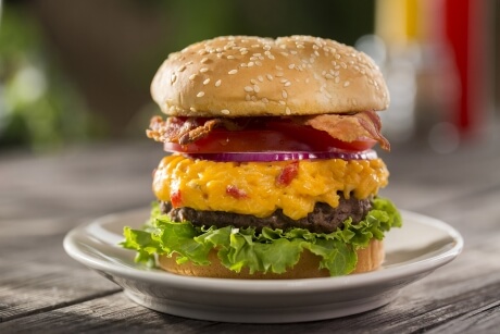 Pimiento Cheese Bacon Burgers