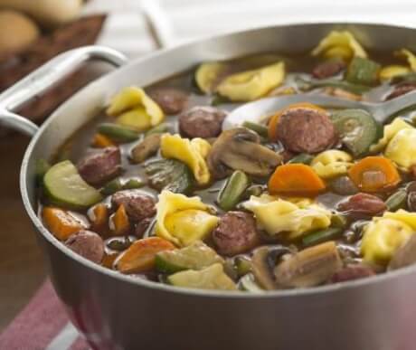 Sausage Tortellini Soup