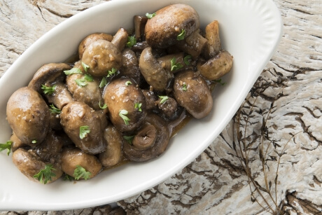 Slow Cooker Italian Mushrooms