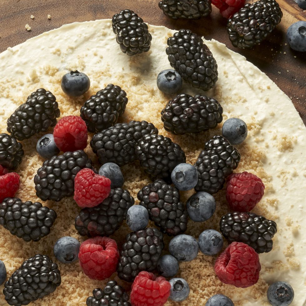 Blackberry and Lemon Mango Icebox Cake