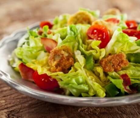 Fried Okra Salad