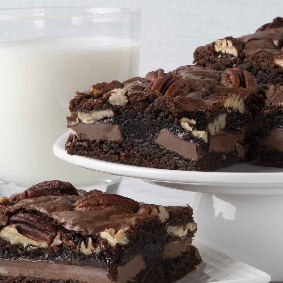 Fudge Turtle Brownies