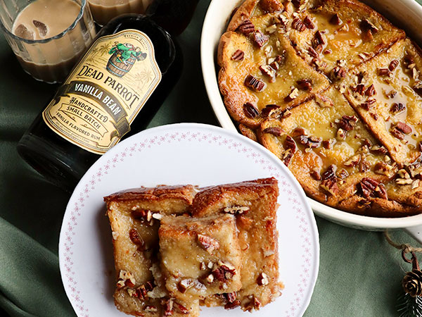 Dead Parrot Rum Bread Pudding