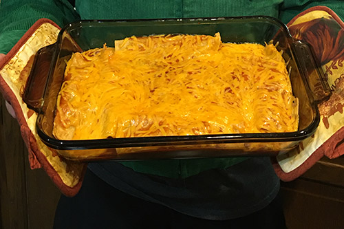 Emily’s Chicken Okie-ladas
