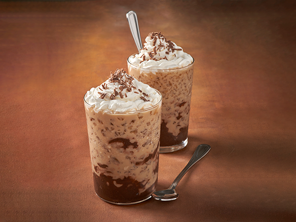 Chocolate Fudge Swirled Iced Coffee
