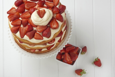 Strawberry-Lemon Cake