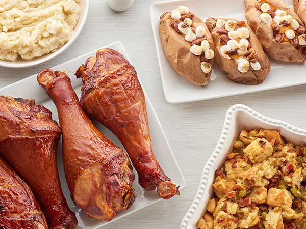 Glazed Smoked Turkey Legs