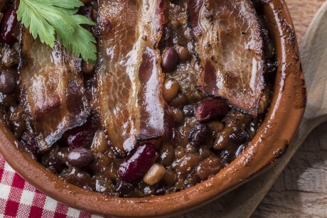 Sweet and Spicy Baked Beans