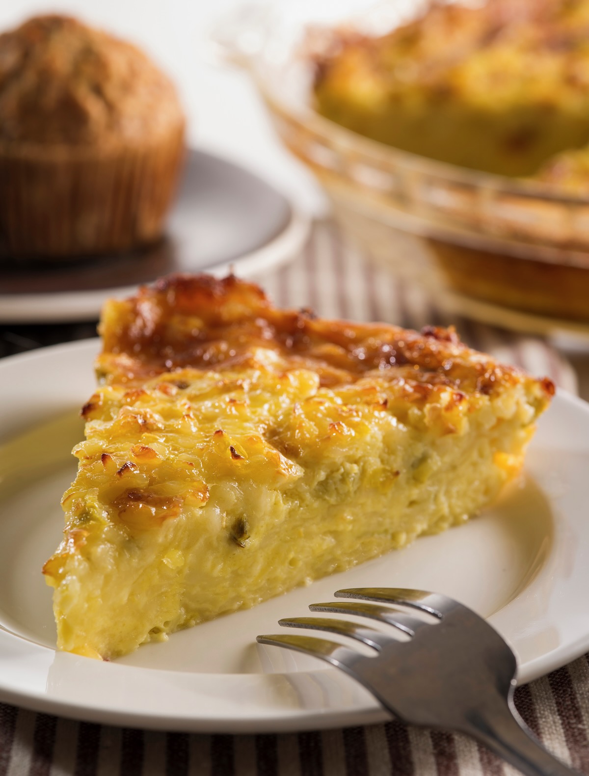 Cheesy Breakfast Pie